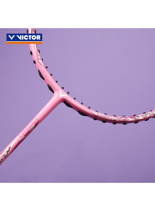 Victor Weikeda Badminton Racket Capsule Series Full Carbon Tk-Ryuga Metallic Cps Air Racket 4U Pink - Image 4