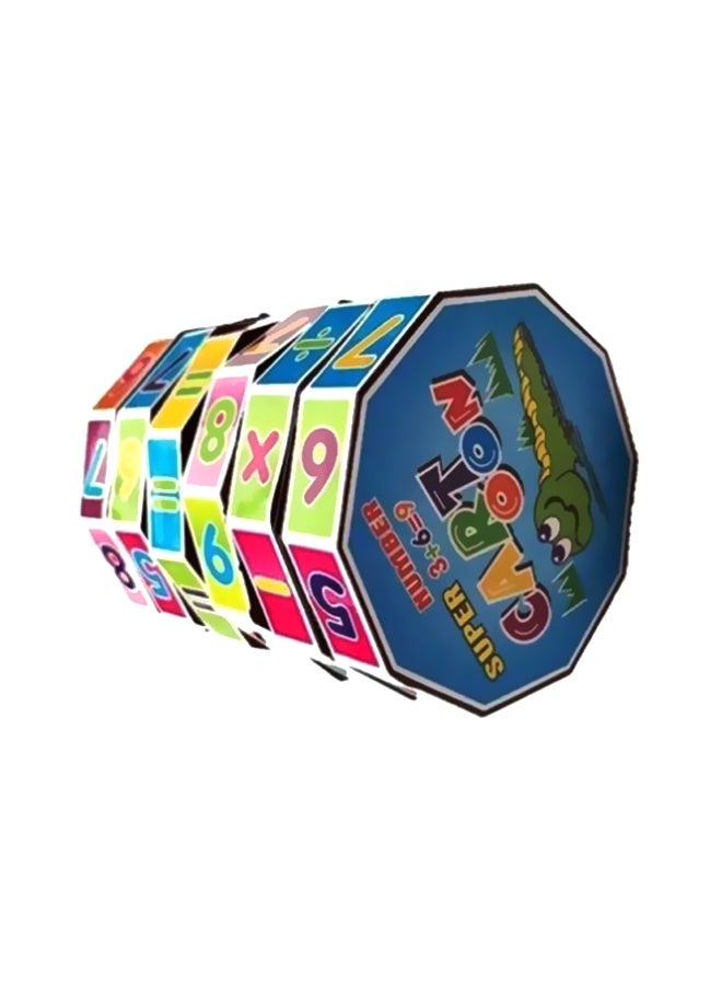 Cylindrical Plastic Magic Cube - Image 1