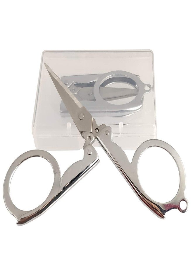 TTSAM 2Pcs Mini Foldable Scissors, Stainless Steel Travel Scissors for Craft, Camping, Outdoors - Image 4