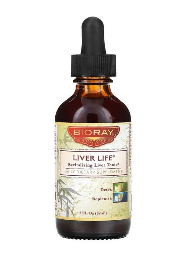 BIORAY Liver Life Revitalizing Liver Tonic 2 fl oz 59 ml - Image 1