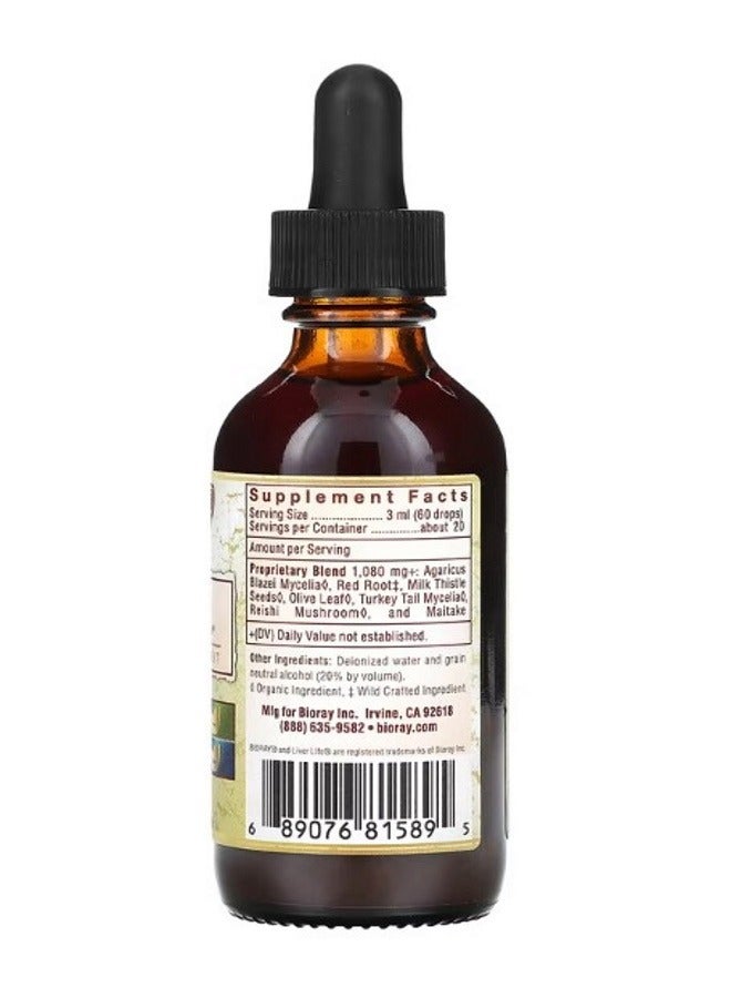 BIORAY Liver Life Revitalizing Liver Tonic 2 fl oz 59 ml - Image 2