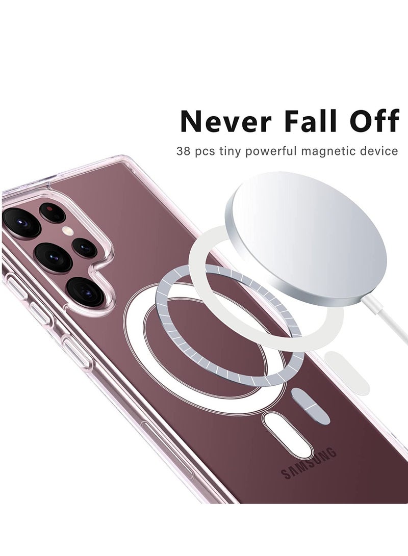 ELTRAZONE Clear Case for Samsung Galaxy S22 Ultra, Compatible with Mag-Safe Charging, Ultra Slim & Full Protective Shockproof Case Cover (Galaxy S22 Ultra, Clear) - Image 5