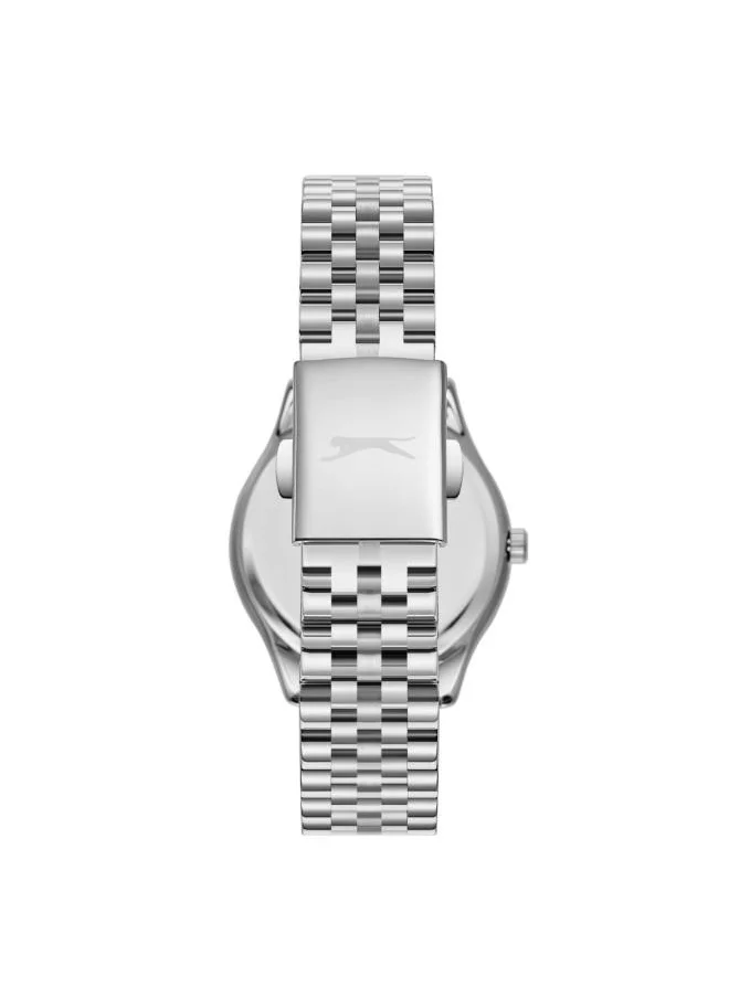 Slazenger SLAZENGER SL.9.2404.4.01 Women's Multi Function Display Watch & Metal Strap Silver