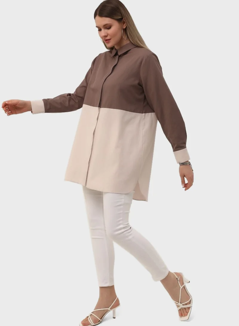 Alia by modanisa Hidden Buttoned Tunic