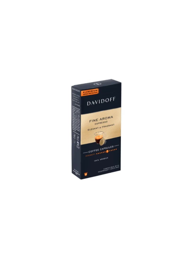 Davidoff Fine Aroma Coffee Capsules - 10 Capsules