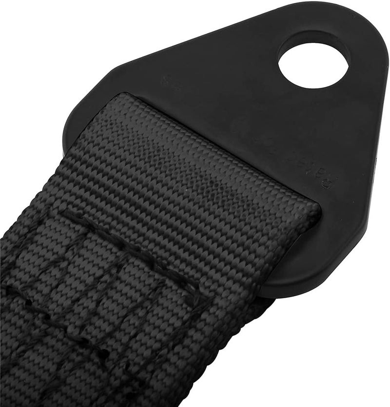 RASTP Limit Strap - Premium Quad Wrap Car Hauler Axle Straps with 10,000 Lb Strength (14 Inch, Black) - Image 2