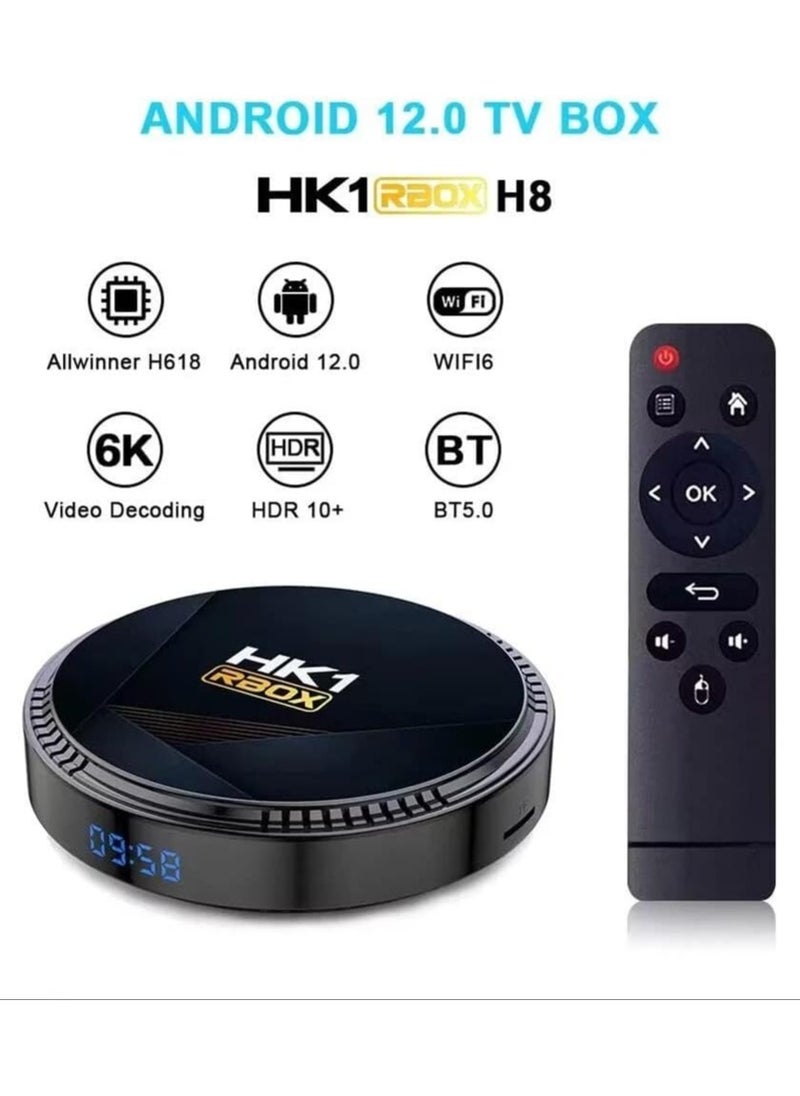 Neo Classic HK1 RBOX H8 2G 16G Android 12.0 Dual Wifi TV Box ( TV Channels not Included in box )  - Image 2