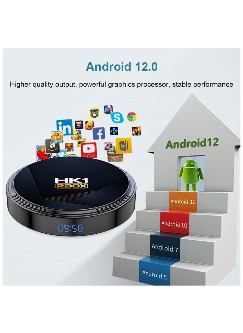 Neo Classic HK1 RBOX H8 2G 16G Android 12.0 Dual Wifi TV Box ( TV Channels not Included in box )  - Image 3