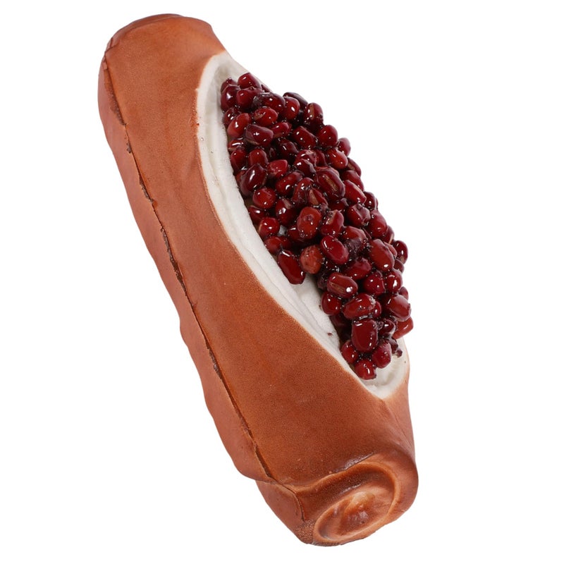 Red Bean Sandwich Short Stick Fake Bread Prop For Food Photography - Image 2