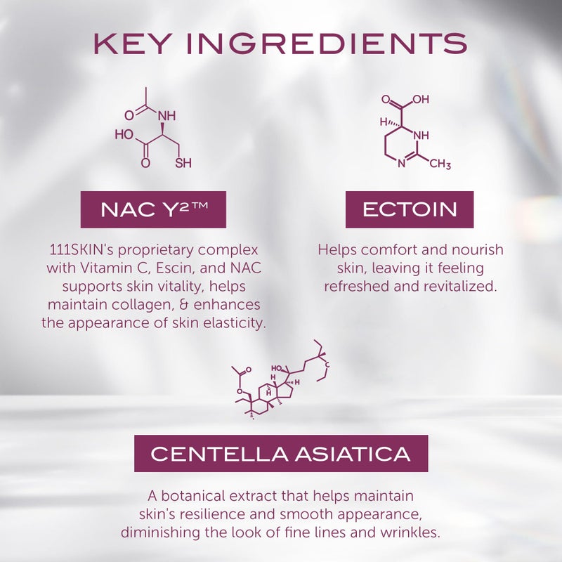 111SKIN Y Theorem Bio Cellulose Facial Mask for All Skin Types, Hydrating Face Mask with NAC Y2, Ectoin & Centella Asiatica, Enhances Skin Elasticity, Skincare Sheet Masks for Self Care, 5x 0.78 fl oz - Image 3