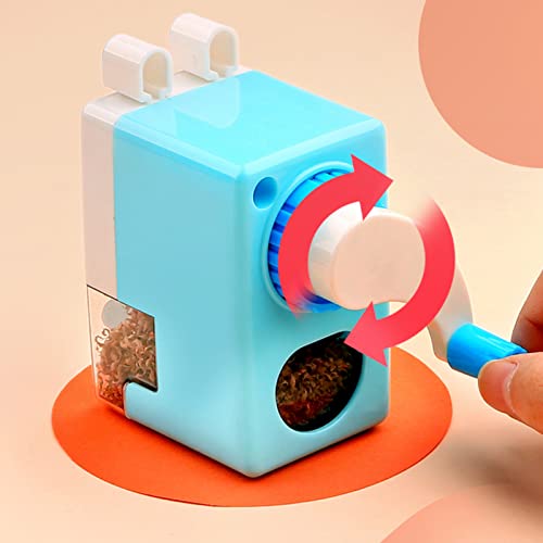 Wolpin 1 Pc Sharpener for Pencil Long Point Metal Sharpener for Kids Tabletop Cartoon - Image 4