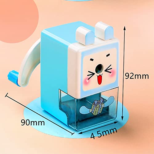 Wolpin 1 Pc Sharpener for Pencil Long Point Metal Sharpener for Kids Tabletop Cartoon - Image 2
