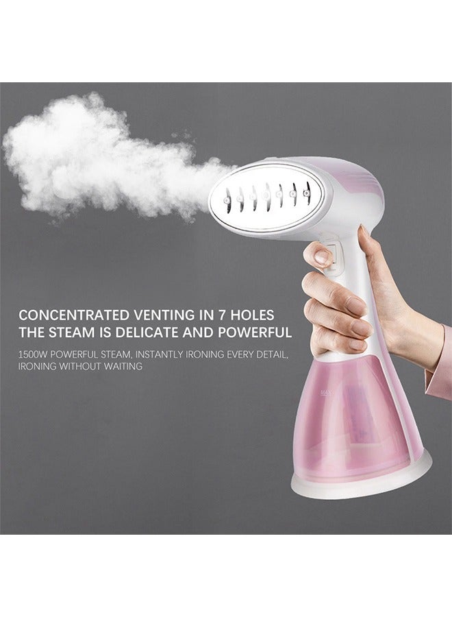 DIDA Handheld Garment Steamer Iron for Clothes, 1500W Fast Heat Up Portable Travel Clothing Steamer Fabric Wrinkles Remover for Curtain Bed, Strong Steam, 300ml Large Detachable Water Tank - Image 5