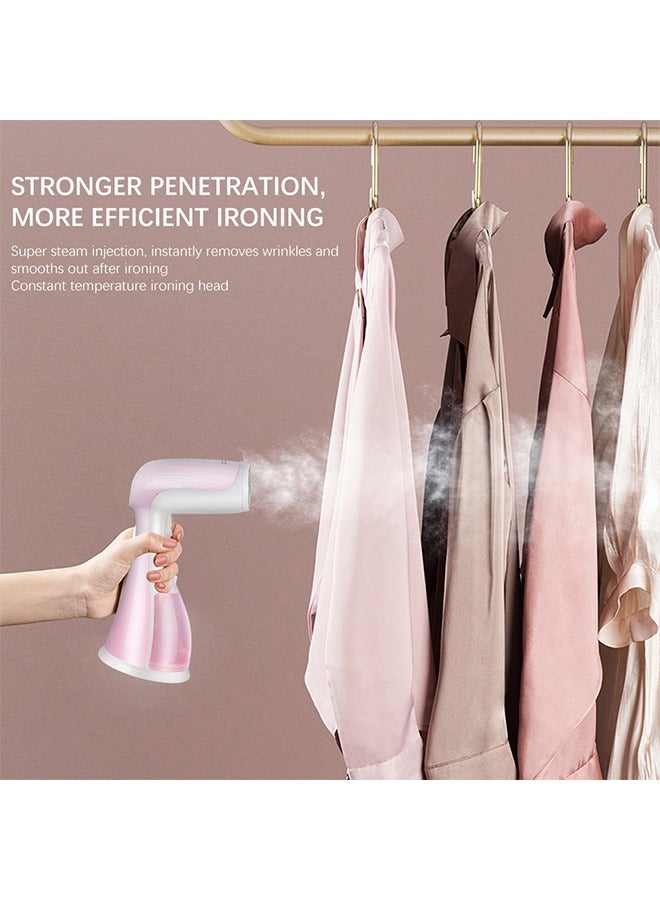 DIDA Handheld Garment Steamer Iron for Clothes, 1500W Fast Heat Up Portable Travel Clothing Steamer Fabric Wrinkles Remover for Curtain Bed, Strong Steam, 300ml Large Detachable Water Tank - Image 3