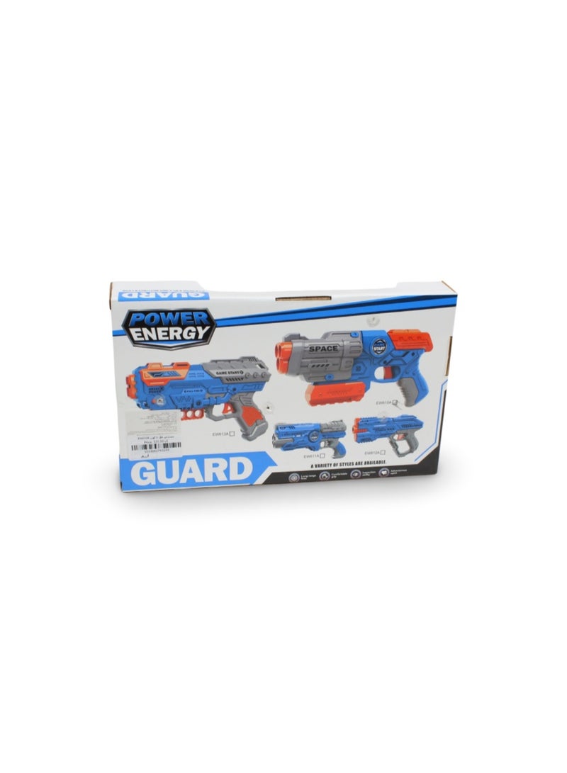 مسدس لعبة "حارس الفضاء" لإطلاق سهام رغوية - أزرق - Image 2