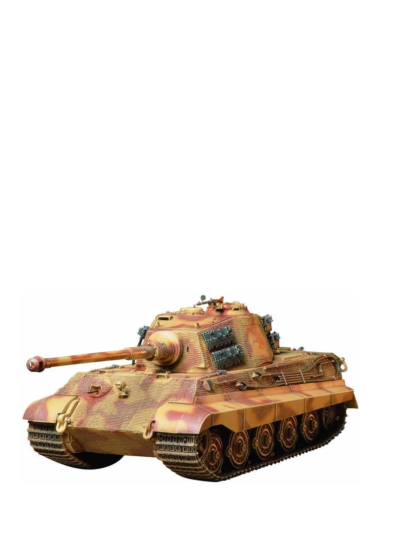 Tamiya Tamiya 35164 1/35 King Tiger Production Turret Tank Plastic Model Kit  - Image 1
