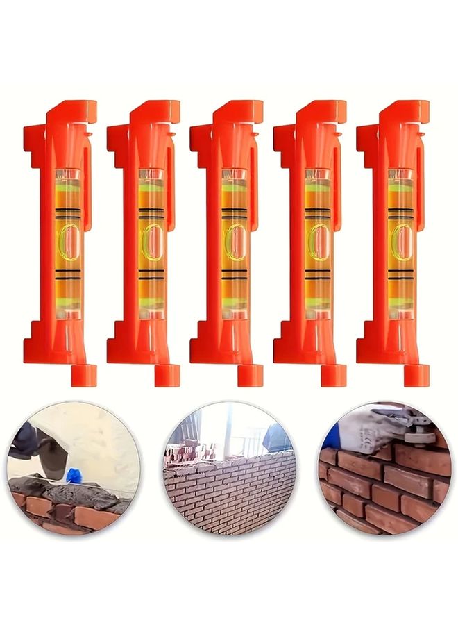 10pcs Red Pocket Hanging Line Level Horizontal Bubble Level Mini Measuring Tool - Image 4