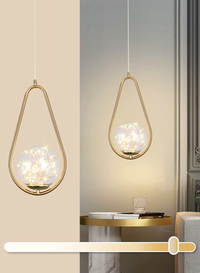 YATAI LIGHTING Modern LED Pendant Light, Adjustable Height Pendant Lamp Modern Hanging Light Fixture,Gypsophila Hanging Lights  For Restaurant Bar Study Living Room Bedroom 6W - Image 1