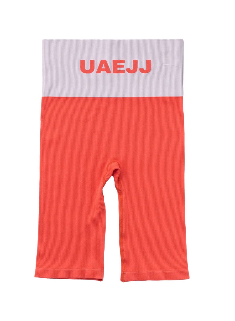 جوجيستو الإمارات UAEJJ شورت نسائي | شورت نسائي | شورت رياضي نسائي | ملابس رياضية - Image 1