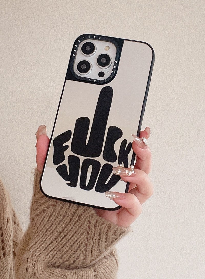 Apple iPhone 13 Pro Max Case Personalized Customization Phone Cover - Mirror Face