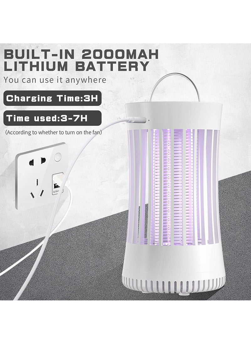 YQbest Portable Electronic Rechargeable Mosquito Fly Killer lamp Bug Zapper for Summer Trip Outdoor Camping Patio Home and Garden - Image 2