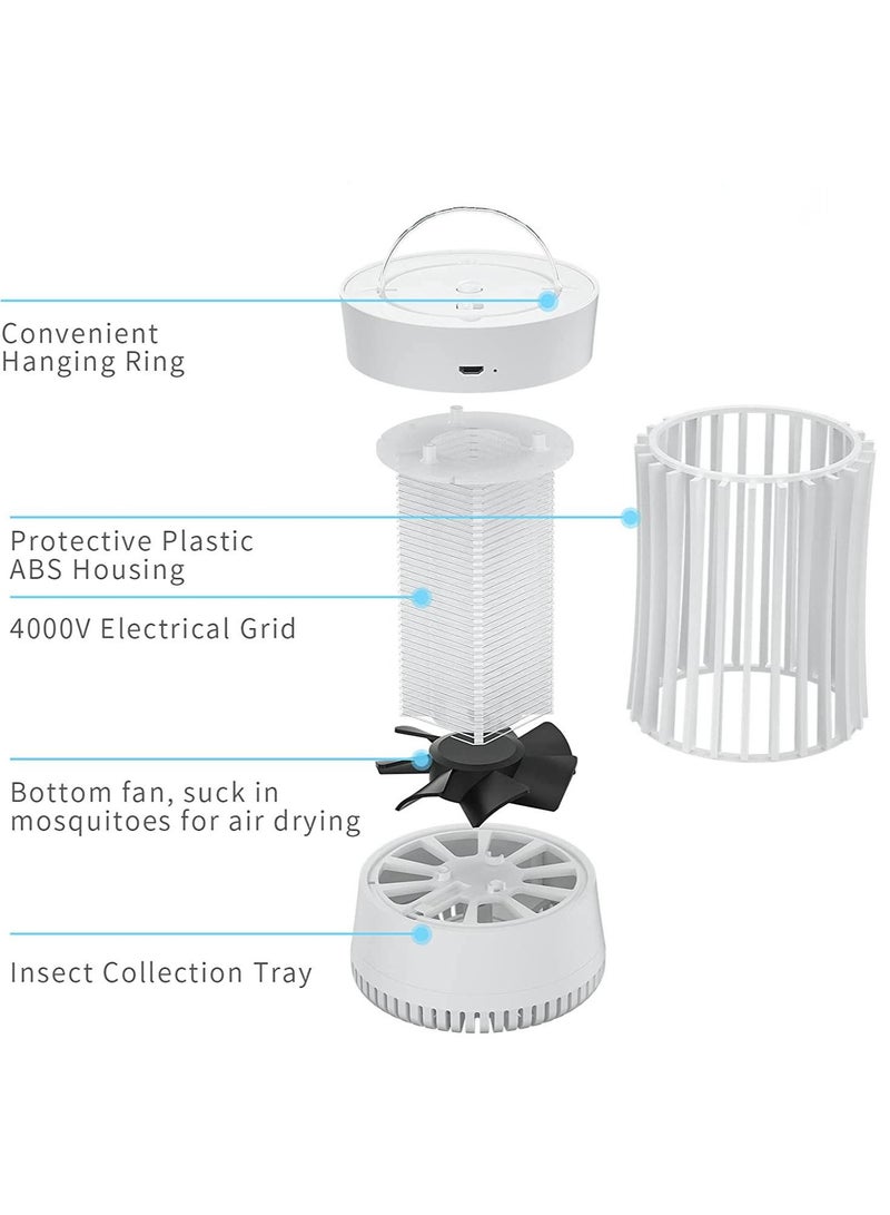 YQbest Portable Electronic Rechargeable Mosquito Fly Killer lamp Bug Zapper for Summer Trip Outdoor Camping Patio Home and Garden - Image 5