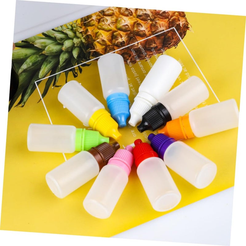 50pcs 10ml Empty Dropper Bottles Translucent Squeezable For Travel Essential Oils Storage - Image 5
