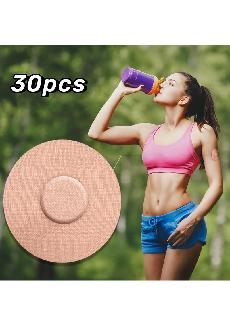 Generic - 30 قطعة من أغطية أجهزة الاستشعار المقاومة للماء لرقع لاصقة لأجهزة استشعار Freestyle Libre1/2/3 المقاومة للعرق CGM - Image 1