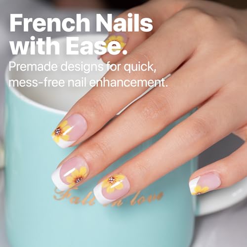 SXC Cosmetics French Tip Press On Nails Pink Series Extra Short Square Fake Nails XPro Tips Starter Kit 150PCS 15 Sizes 5 Styles - Image 3