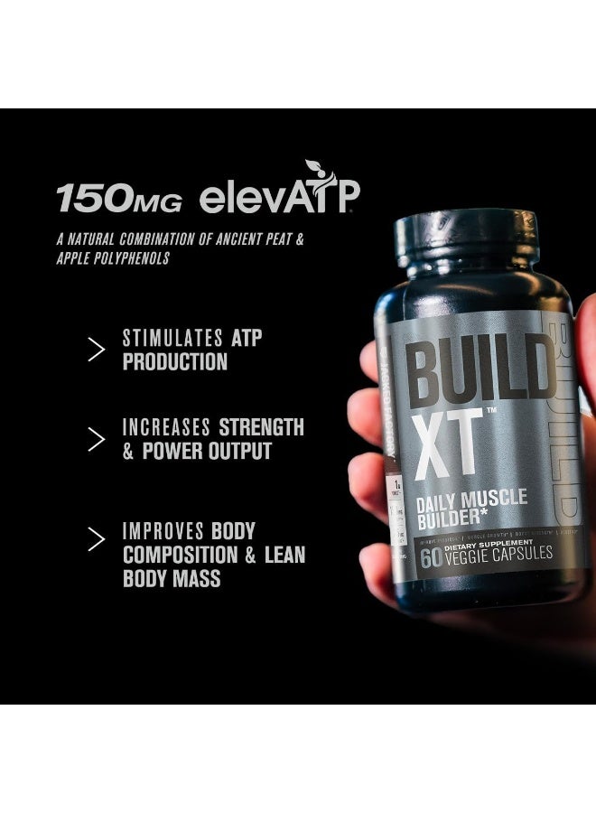 Jacked Factory Build-Xt Muscle Builder - Daily Building Supplement - 60 Veggie Pills - Image 3