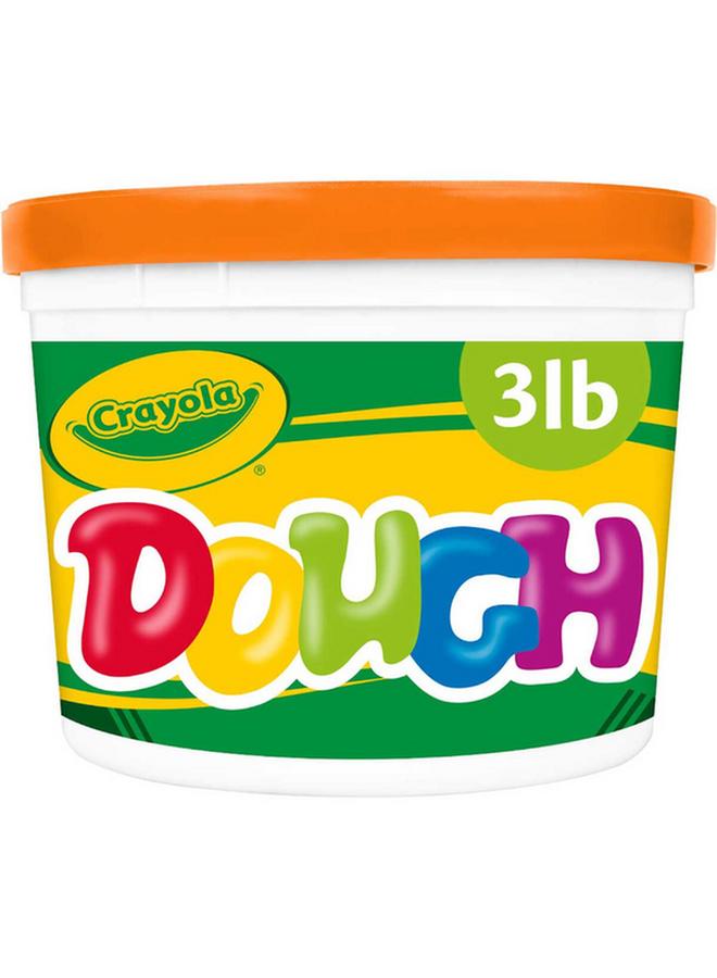 Crayola Super Soft Resealable Modelling Bucket Dough Orange 3 Pound CRA5700153036 - Image 1