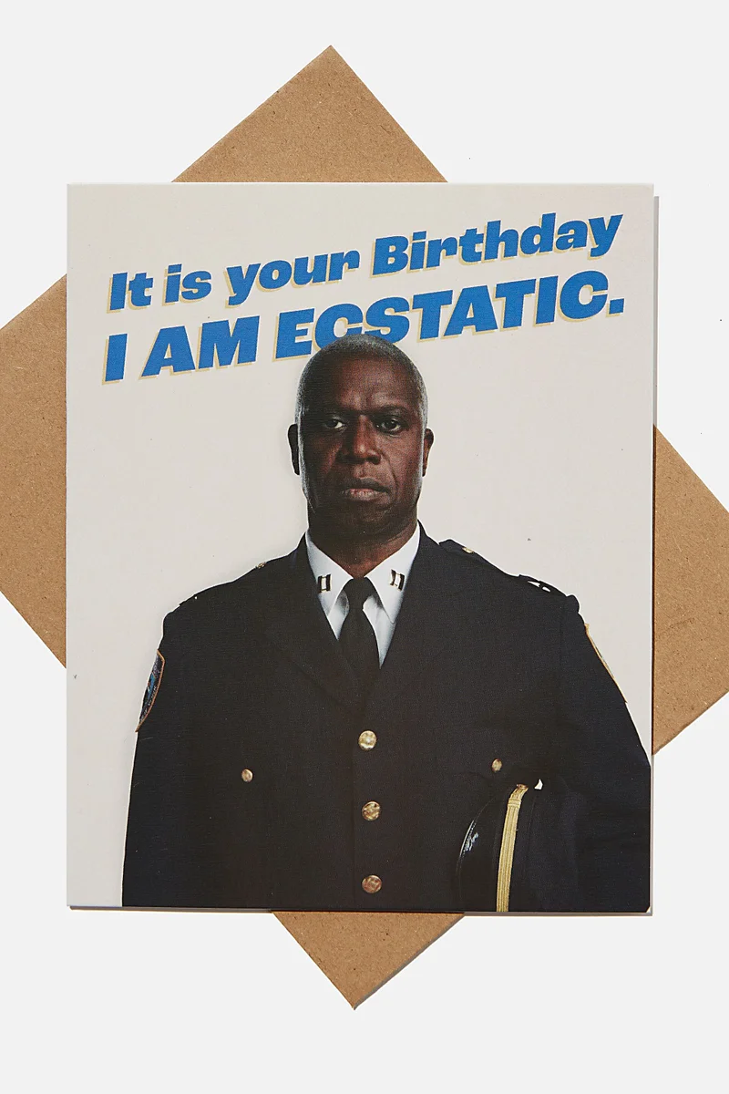 تايبو Brooklyn Nine-Nine Funny Birthday Card