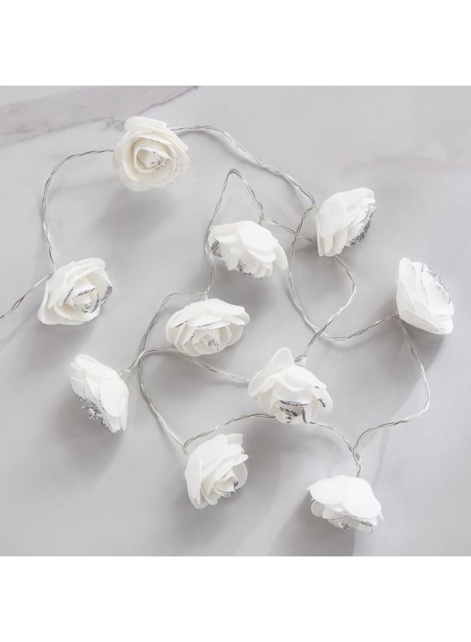 إينفينيتي 10 Led 2Aa سلسلة إضاءة إيفا روز بيضاء دافئة 135 سم - Image 2