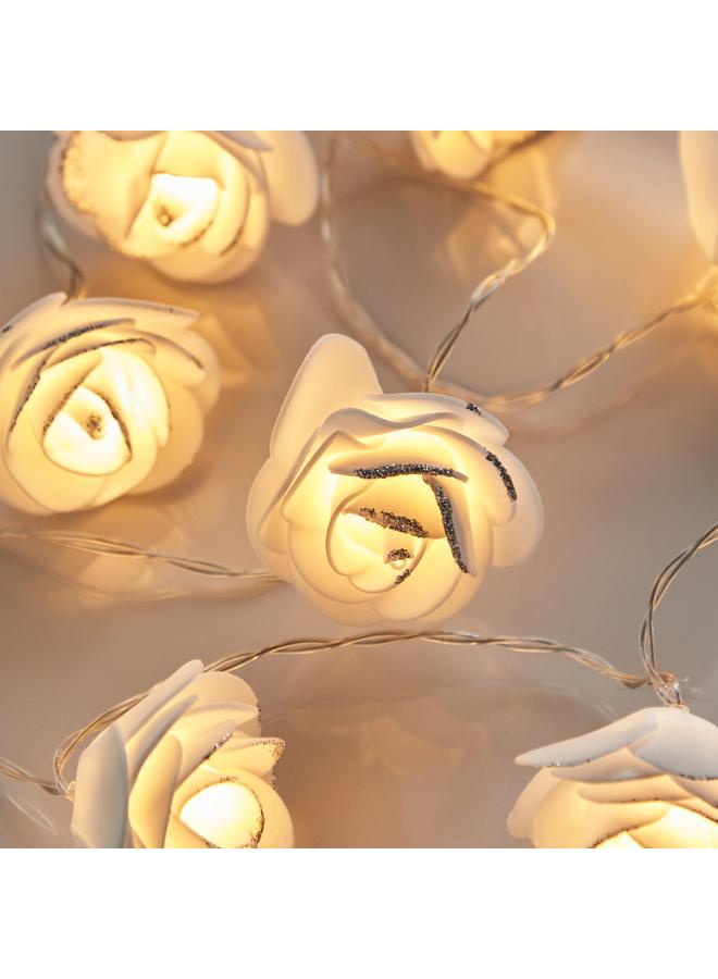 إينفينيتي 10 Led 2Aa سلسلة إضاءة إيفا روز بيضاء دافئة 135 سم - Image 3