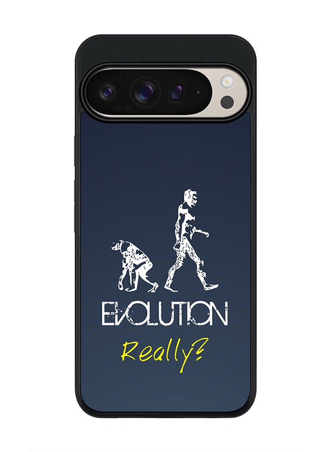 Stylizedd For Google Pixel 9 Pro XL Case,Slim fit Camera Protection, Shockproof Thin Phone cover - Evolution, Really (Grey) - Image 1