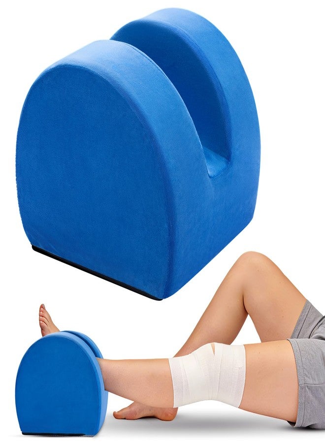 Udefineit Knee Replacement Pillow, Ergonomic Foot Elevation Pillow for Leg Support, High-Density Foam Cushion for Hip/Knee/Ankle Ease Pressure, Ankle Support Leg Cushion to Promote Relaxation on Couch / Bed Use - Image 1