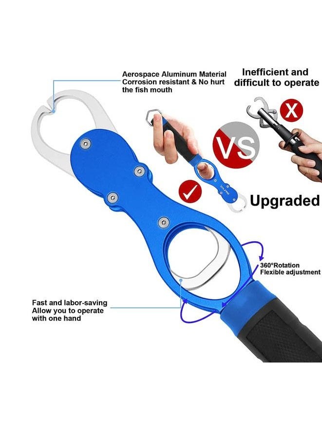 Generic - Portable Fish Lip Gripper Fishing Stainless Steel Fish Holder Fish Lip Grip Tool - Fishing Pliers Fish Lip Gripper - Image 1