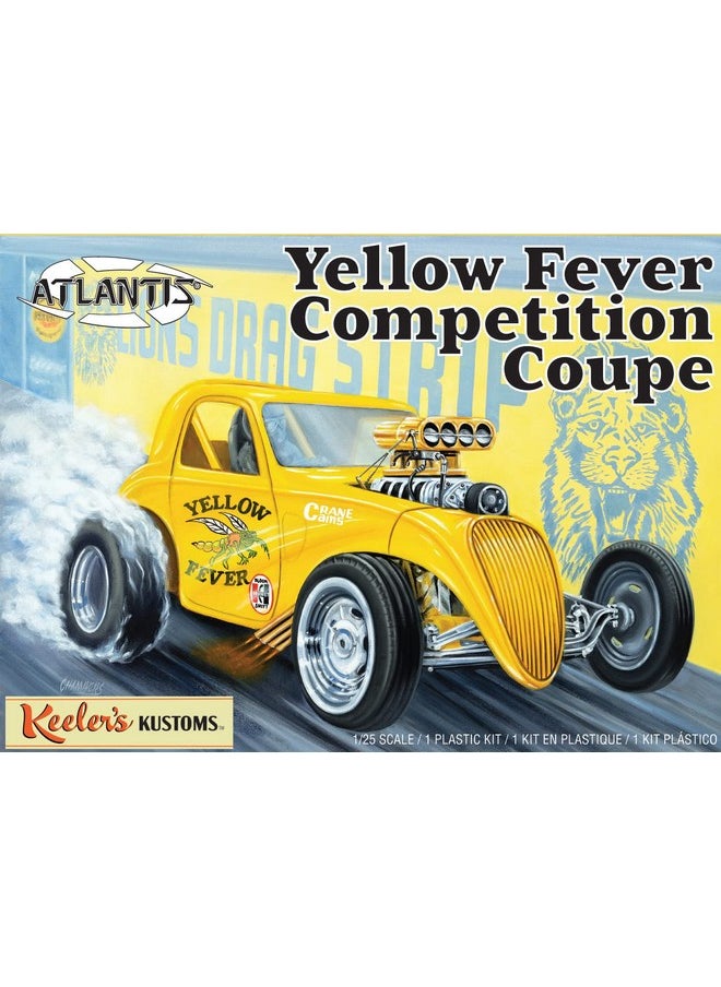Atlantis Keeler'S Kustoms Yellow Fever Competition Coupe 1/25 Made In The Usa  - Image 2