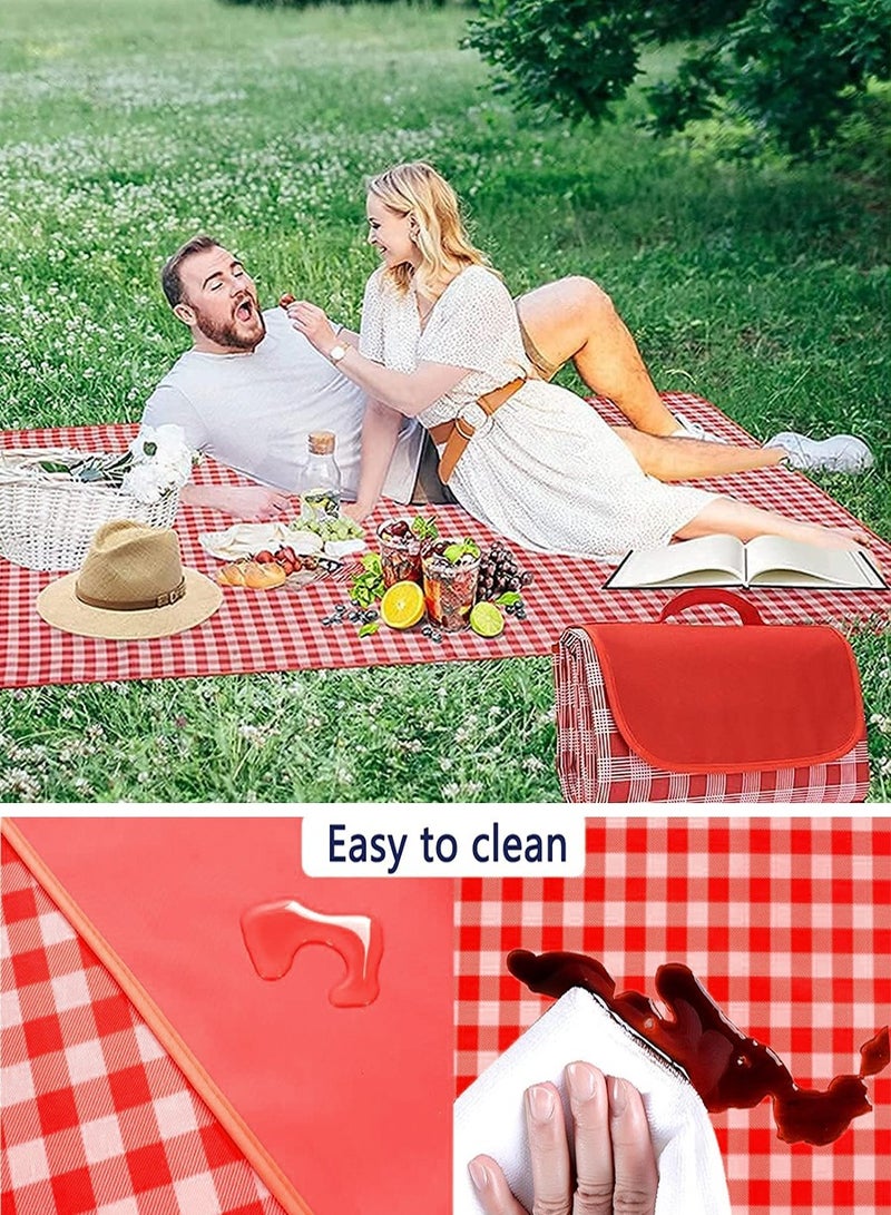 Beirui Folding waterproof outdoor picnic mat, Oxford cloth picnic mat, suitable for beach, lawn, daily outdoor picnic, wild camping 150cmx200cm  - Image 4