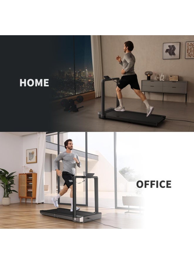 KINGSMITH WALKINGPAD KINGSMITH MX16 Double-Fold Treadmill (16KM/H) 2 in 1 Foldable Walking pad for Home Use Running Machine Fitness Exercise Gym Support APP LED Display, Pre-Installed - Image 3