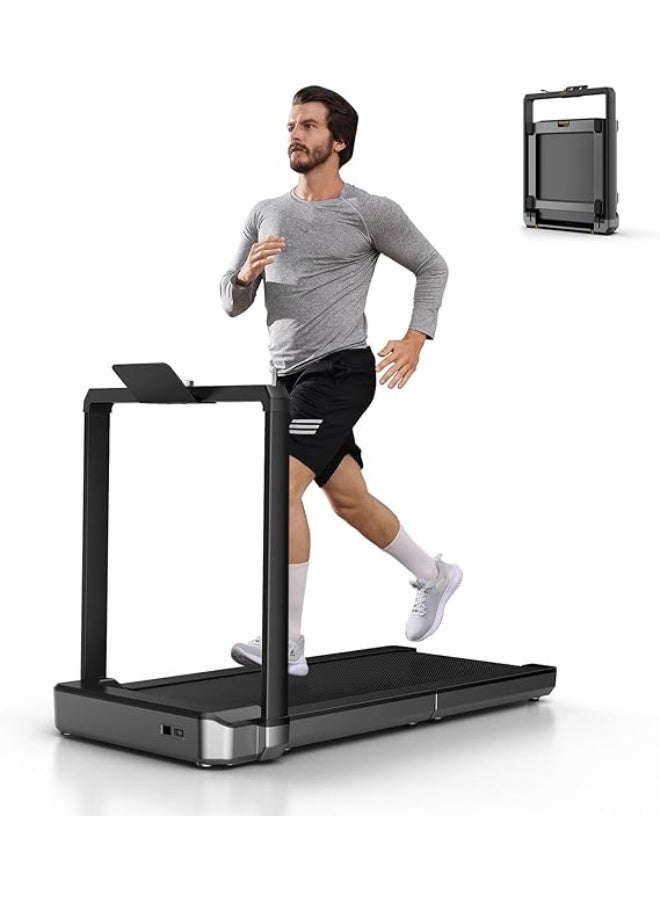 KINGSMITH WALKINGPAD KINGSMITH MX16 Double-Fold Treadmill (16KM/H) 2 in 1 Foldable Walking pad for Home Use Running Machine Fitness Exercise Gym Support APP LED Display, Pre-Installed - Image 1