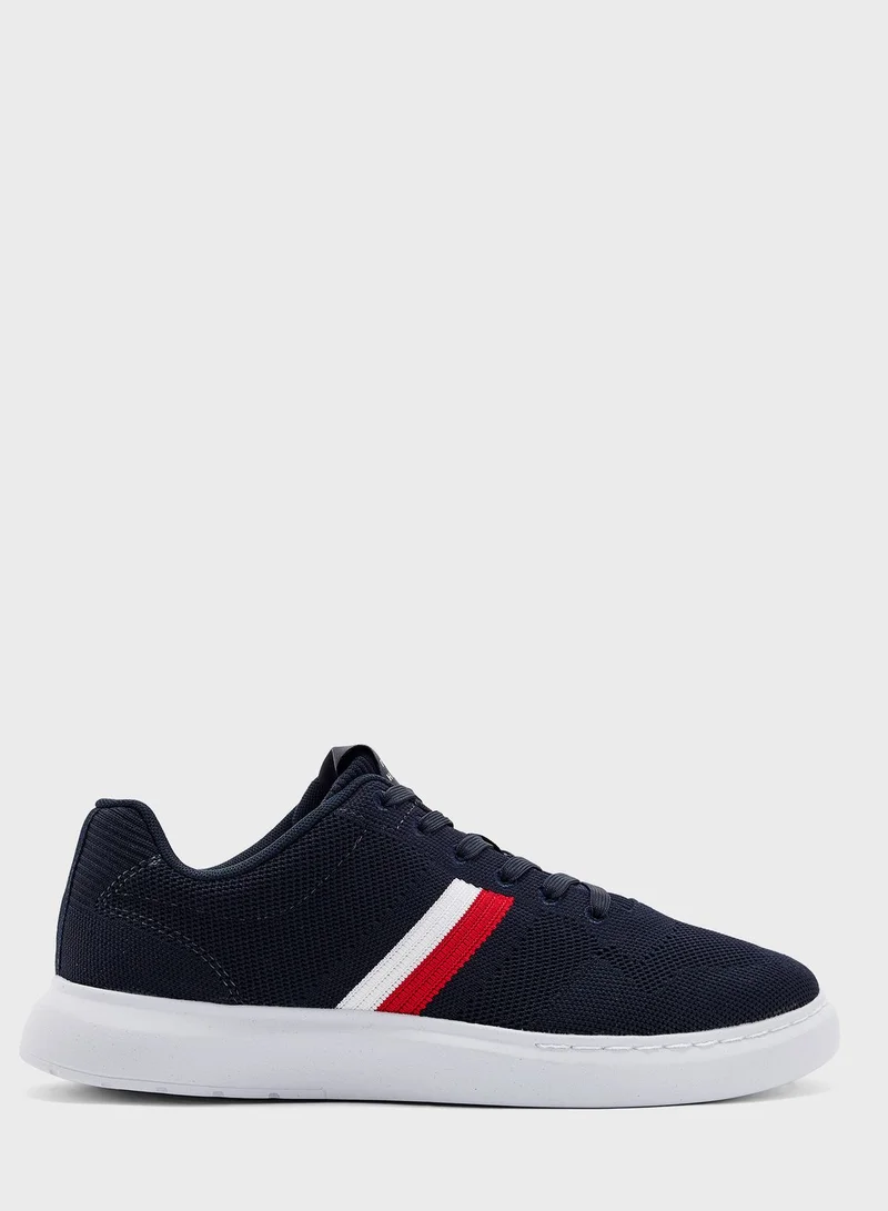 TOMMY HILFIGER Striped Cupsole Low Top Sneakers