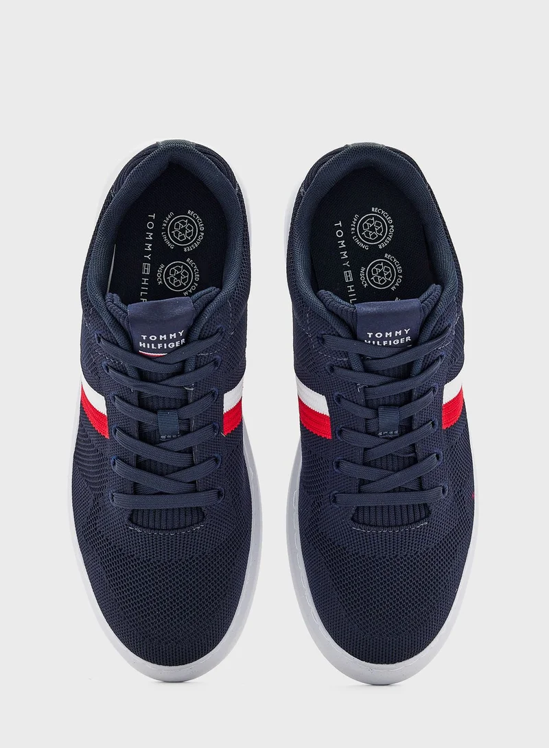 TOMMY HILFIGER Striped Cupsole Low Top Sneakers