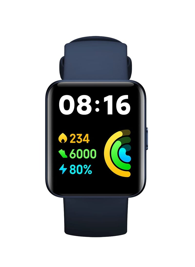 Watch Bands Compatible with Redmi Watch 2 Adjustable Silicone Wristband Quick Release Strap Sport Replacement Band (Blue) - Image 3