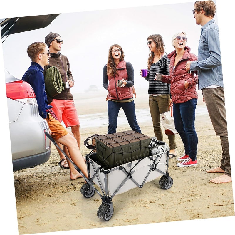ULTECHNOVO Trunk Cargo Net Truck Net Luggage for Camping Carriage Camper Trolley Cover - Image 5