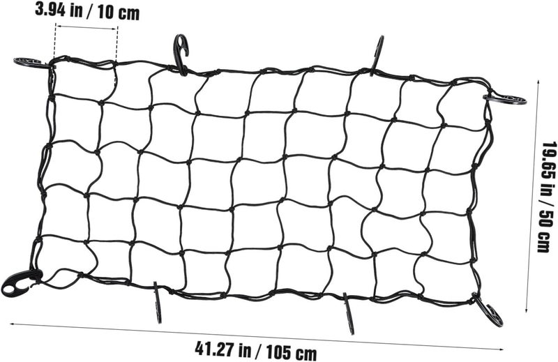 ULTECHNOVO Trunk Cargo Net Truck Net Luggage for Camping Carriage Camper Trolley Cover - Image 2
