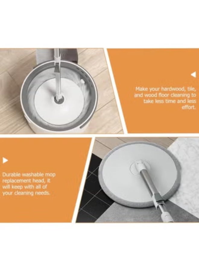 KIIUMI Mop Replacement Heads – Compatible with Most Spin Mops, Machine Washable, High Absorption Microfiber Pads, 4-Pack - Image 3