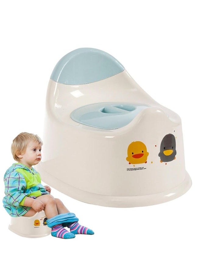 Generic Baby Potty Seat Anti-Slip Function Baby Potty, Potty Trainer with Lid, Toddler Potty Seat Toddler Kids Potty Chair with High Back Support, Portable Kids' Travel Potty Toilet Indoor &Outdoor  - Image 1