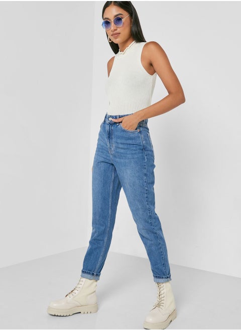 High Waist Mom Jeans