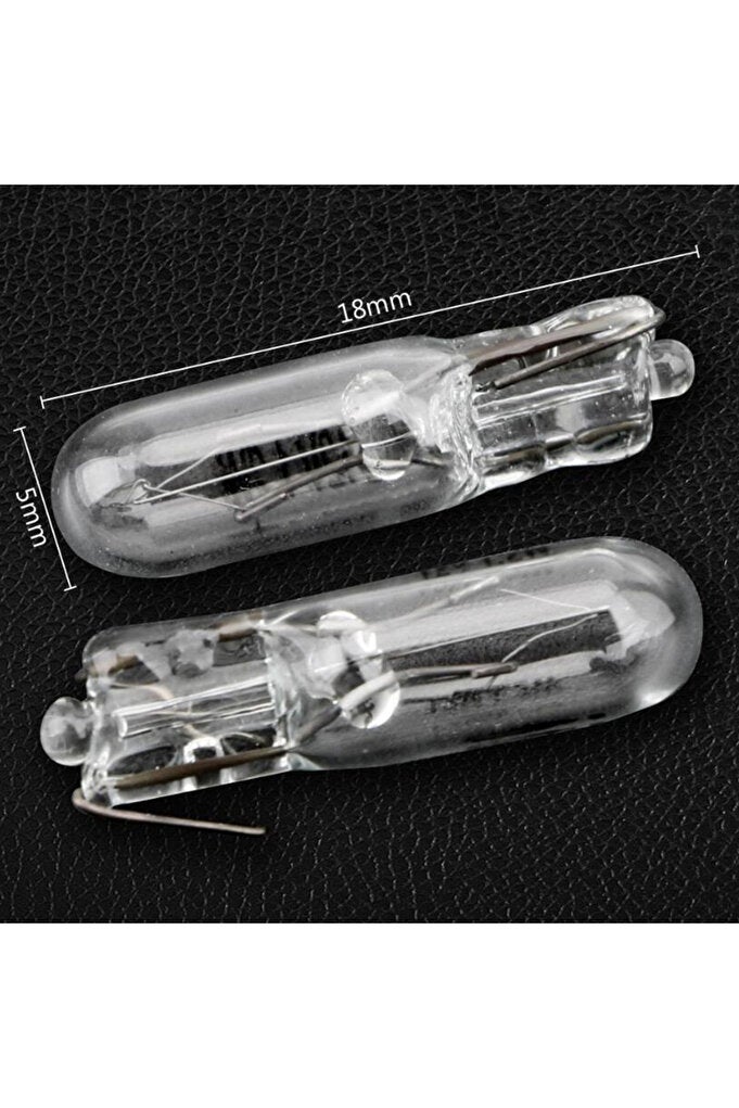 ريحني مصباح زجاجي T5 100x مصابيح السيارة مصابيح أمامية مصباح لوحة عدادات السيارة ضوء فرامل 1.2W 12... - Image 4